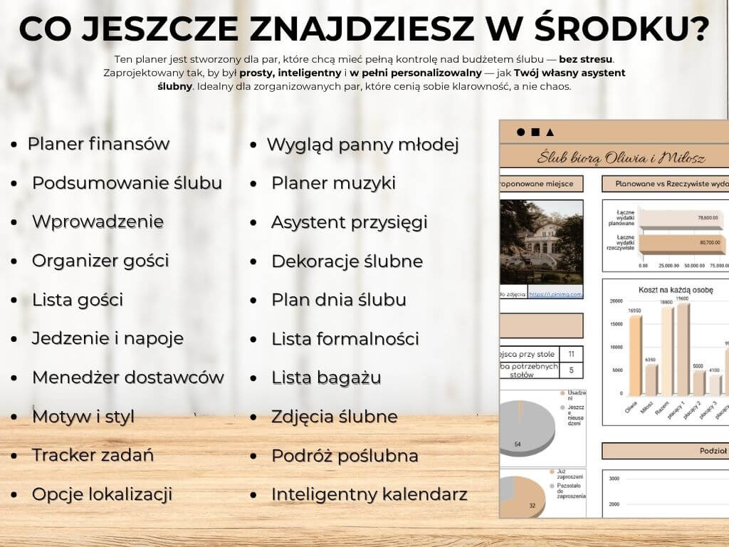 Planer Ślubny 2.0 – Wszystko w Jednym Miejscu
