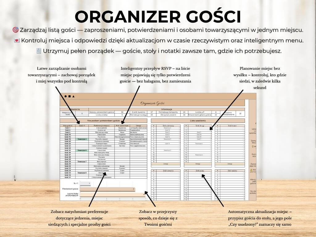 Planer Ślubny 2.0 – Wszystko w Jednym Miejscu