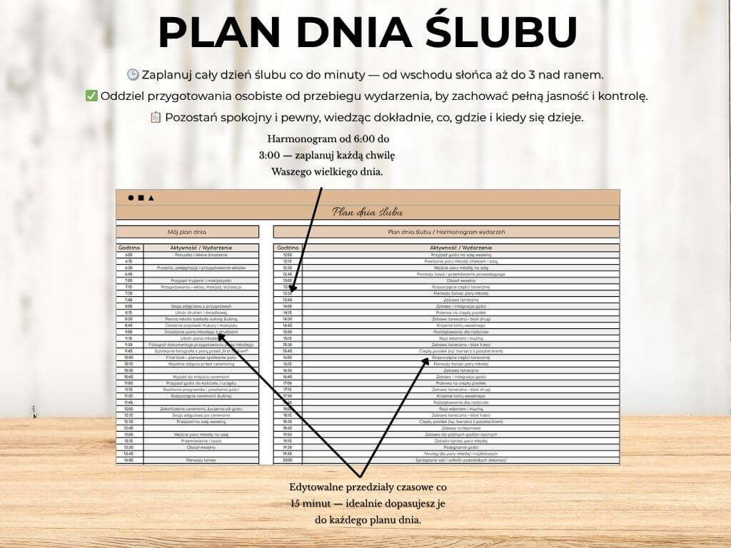 Planer Ślubny 2.0 – Wszystko w Jednym Miejscu